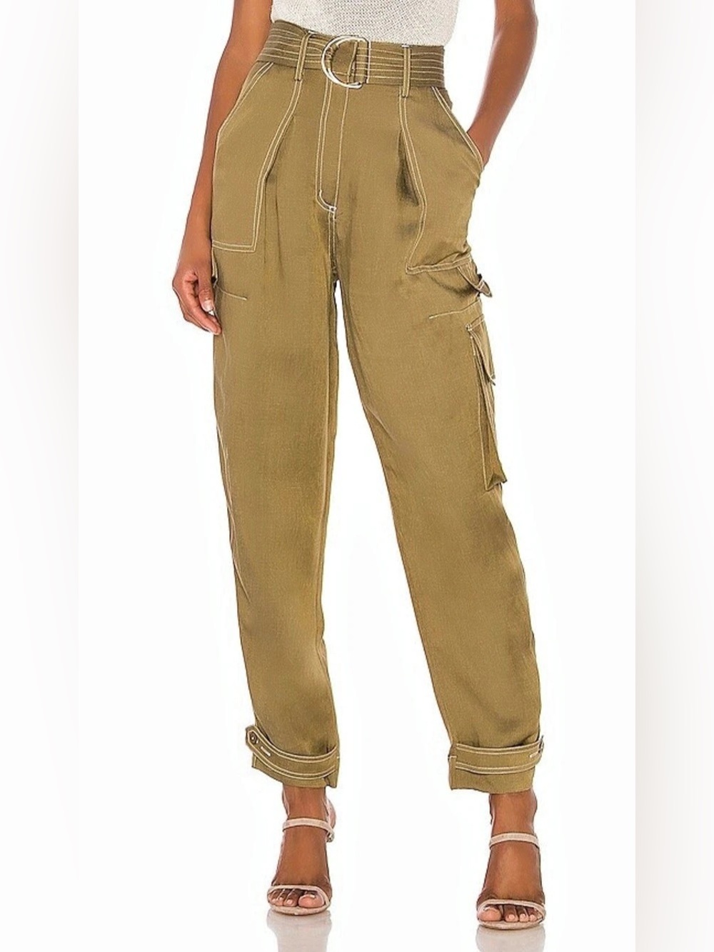 Shona Joy Ellington Cargo Pant Olive Size 4